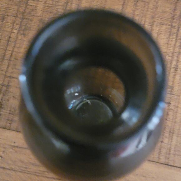 Small Vintage Hand-Blown Smoky Art Glass Vase, Mid-Century Modern Style Decor - Picture 10 of 10